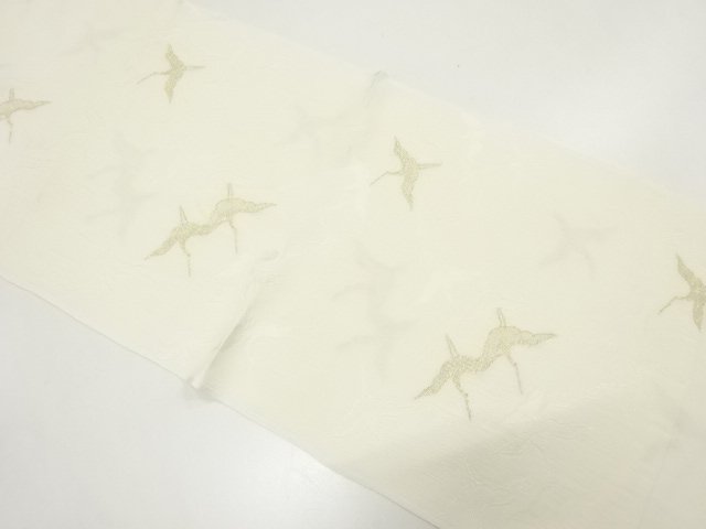 JAPANESE KIMONO / UNUSED GOLD THREAD OBIAGE